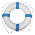 Taylor Made 372 Decorative Ring Buoy, 20 Inch, White/Blue