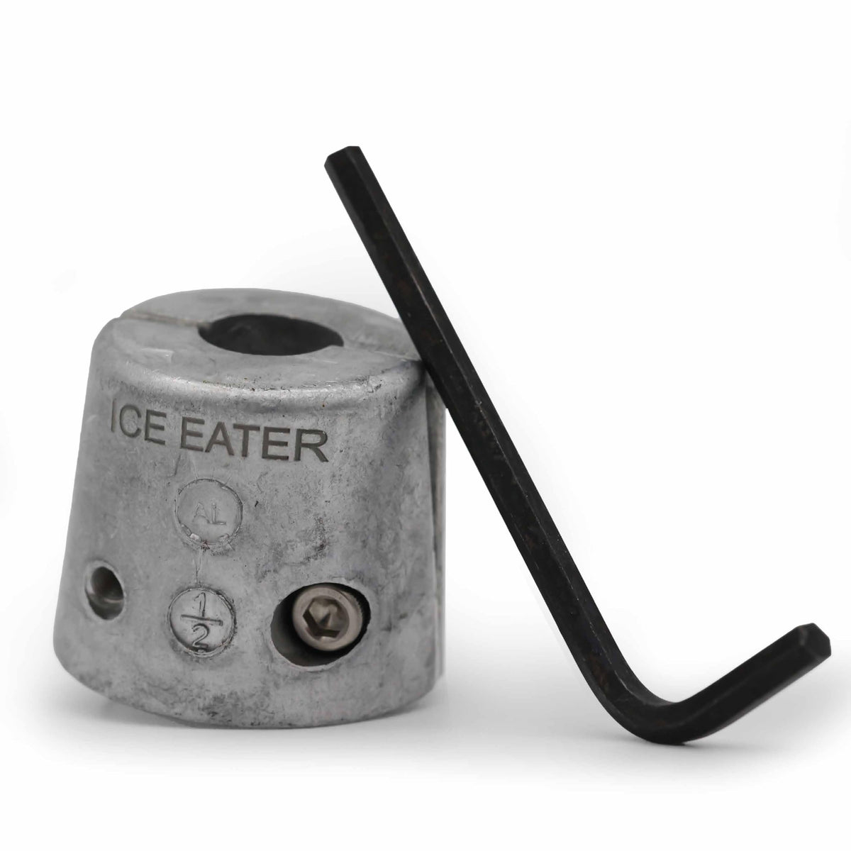 Ice Eater 24901 Sacrificial Aluminum Anode, 1/2 Inch, for De-Icers, Aerators and Circulators