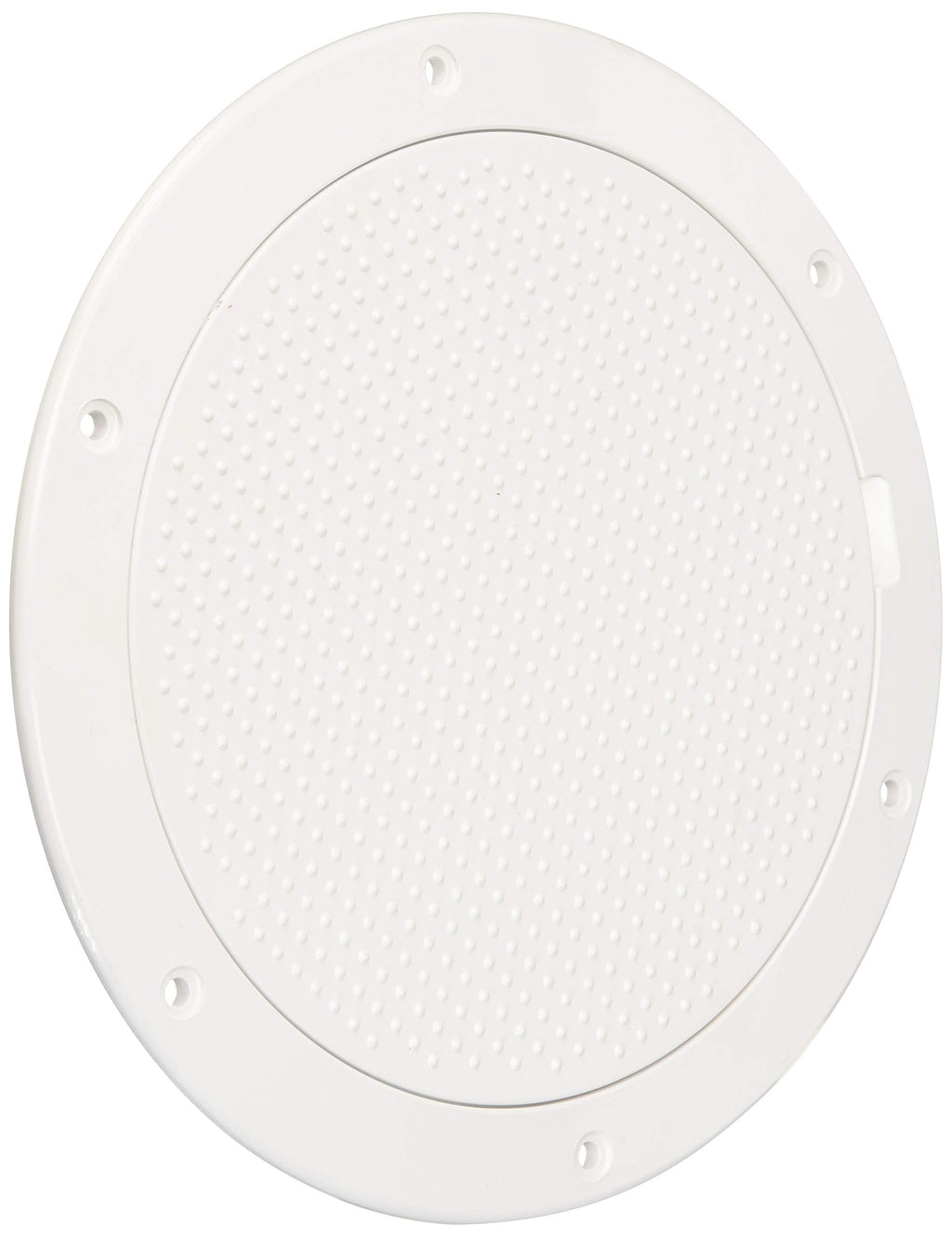 Beckson Marine 6" Pry-Out Deck Plate - Nonskid Finish, Available in Black or White