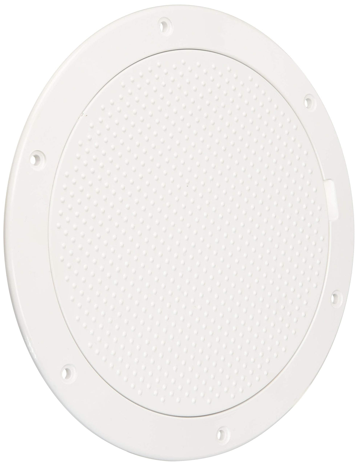 Beckson Marine 6" Pry-Out Deck Plate - Nonskid Finish, Available in Black or White