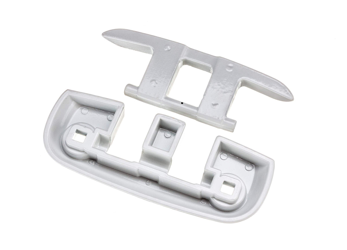 Attwood 8-Inch Fold-Down Dock Cleat, White, Model 12049-4
