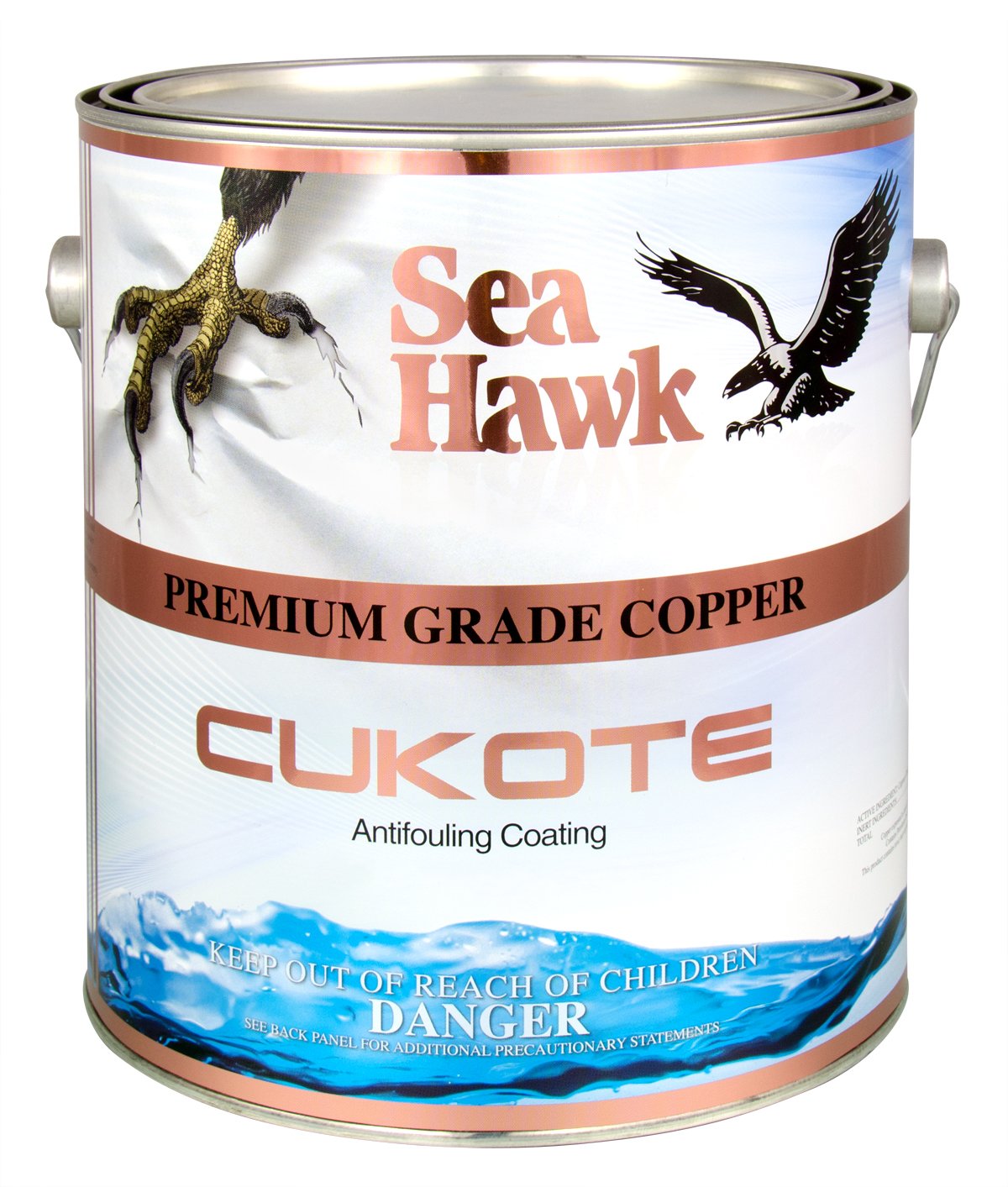 Sea Hawk Cukote Self-Polishing Ablative Bottom Paint, Red, Gallon (3441/GL)
