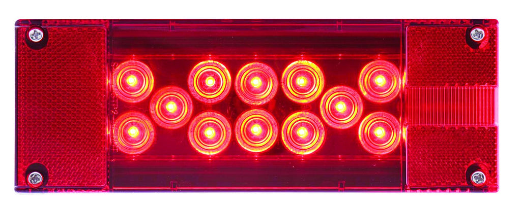 Optronics LED Boat Trailer Combination Tail Lights - Driver & Passenger Side, Red Lens