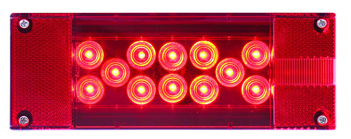 Optronics LED Boat Trailer Combination Tail Lights - Driver & Passenger Side, Red Lens
