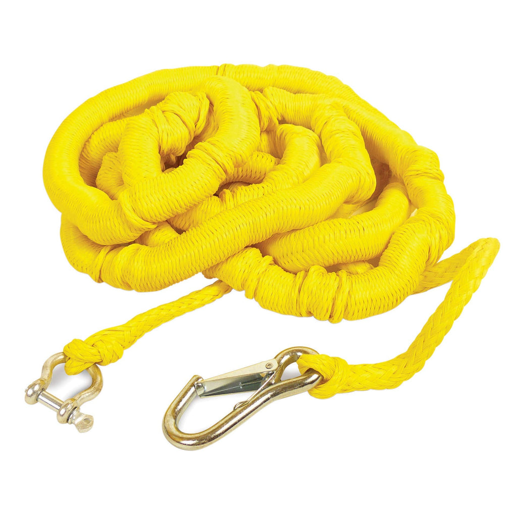 Tuggy Products Anchor Buddy Anchor Line Snubber, Stretches 14 to 50 Feet, 4000 lb Capacity, Available in Blue and Yellow
