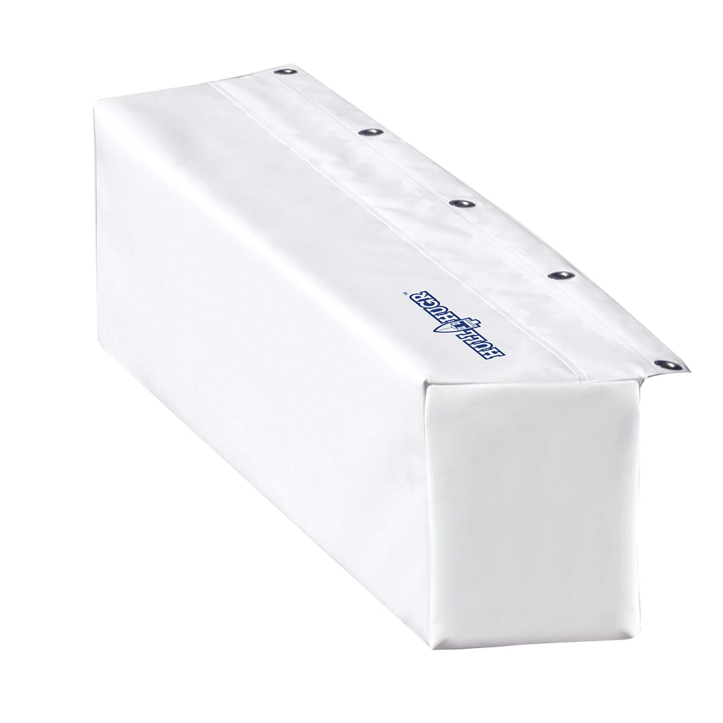 Hull Hugr Marina Bumper - White Vinyl Dock Fender, Available in 36" to 60"