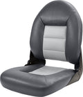 Tempress NaviStyle High Back Boat Seat, Charcoal/Gray, Marine Grade Vinyl