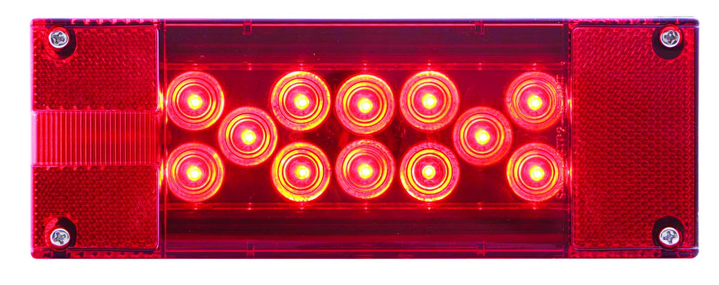 Optronics LED Boat Trailer Combination Tail Lights - Driver & Passenger Side, Red Lens
