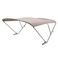 SureShade Pontoon Power Bimini Top - Clear Anodized Frame, Fits 92"-102" Pontoons - Available in Beige, Navy, or Black Canvas