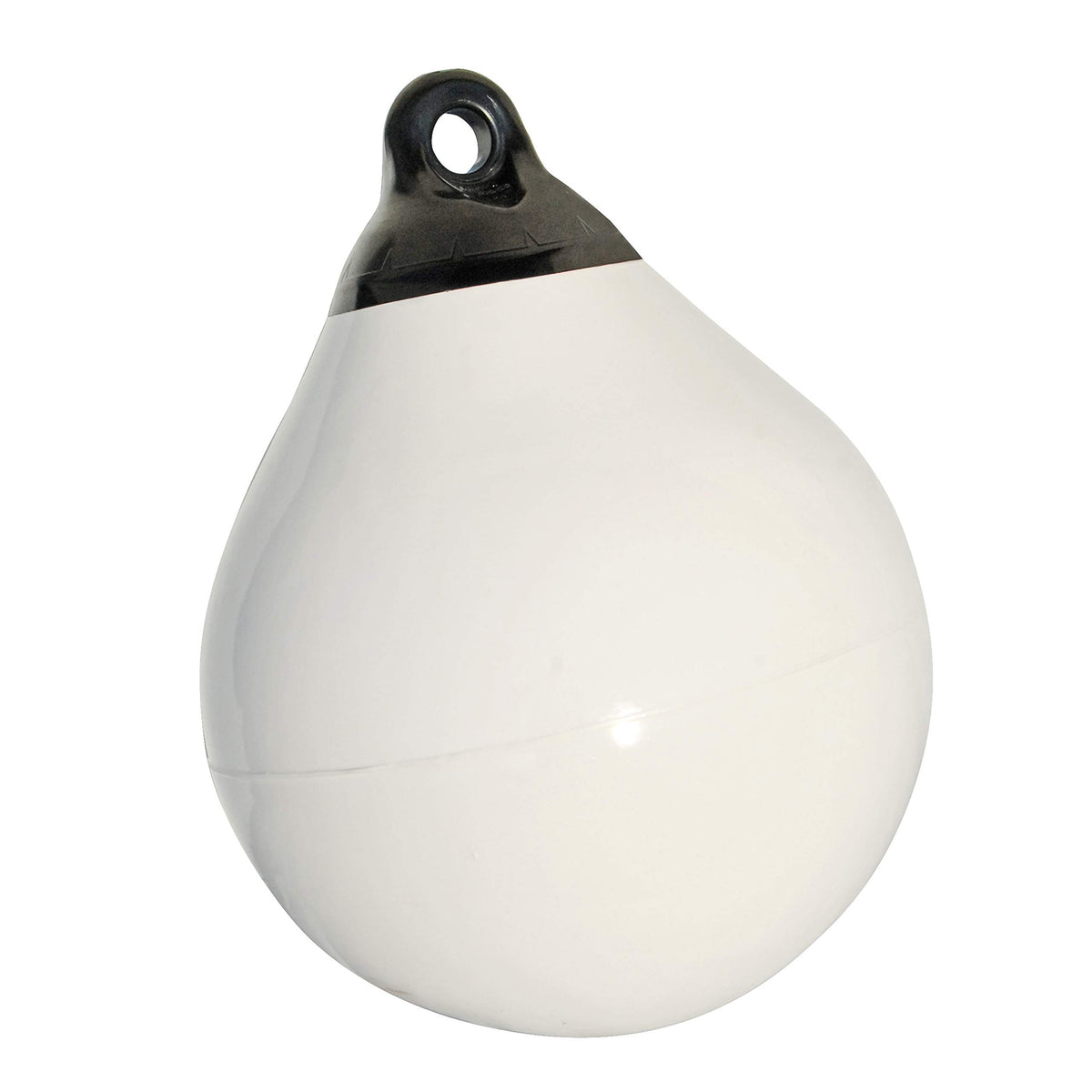 Taylor Made Tuff End Round Fender, 21 Inch, White, 112 lb Capacity