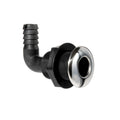 Whitecap S-3809C 90-Degree Thru-Hull Fitting with Barb, 1 Inch Hose Size
