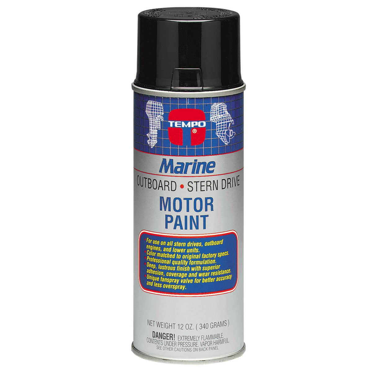 Moeller 025814 Engine Paint, Yamaha Blue Gray, 12 oz Aerosol