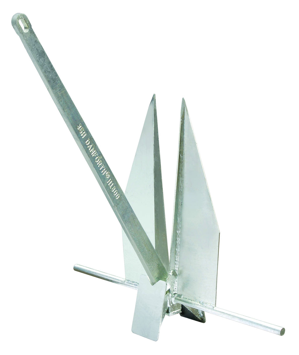 Danforth Hi-Tensile Fluke Anchor - Drop Forged Steel, Hot-Dip Galvanized - Available in 1800 lb to 4000+ lb Holding Power for Boats 31 to 60 Feet