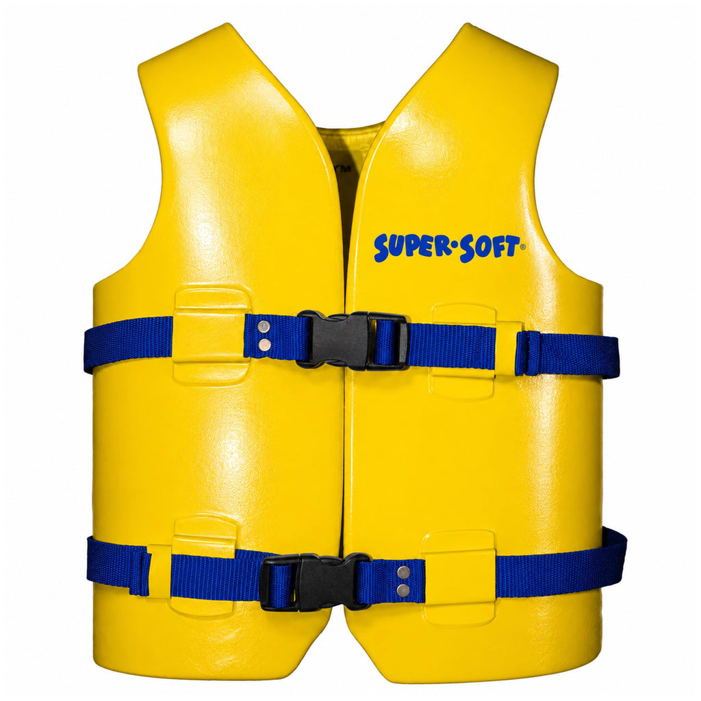 TRC Recreation Youth Life Jacket - USCG Type III Vinyl-Coated Foam Vest, Youth Medium