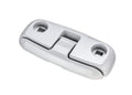 Attwood 12048-4 Fold-Down Dock Cleat, 6-Inch, White Aluminum