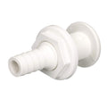 Attwood Thru-Hull Fitting for 3/4 Inch Hose, White, 3873-3