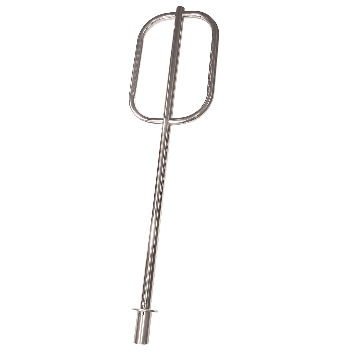TACO Marine Come On Board Handle, Fixed Base Mount, Stainless Steel Boat Boarding Handle, Silver