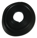 TACO Metals Vinyl Rub Rail Insert - Black & White, 1/2" x 1" to 1" Cross-Section, 50' to 70' Rolls