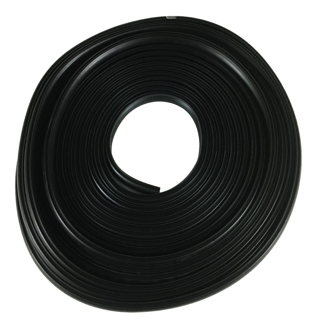 TACO Metals Vinyl Rub Rail Insert - Black & White, 1/2" x 1" to 1" Cross-Section, 50' to 70' Rolls