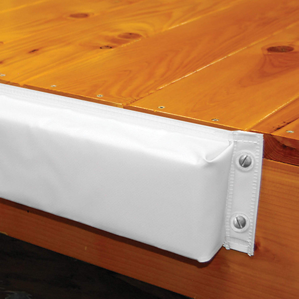 Taylor Made Products Dock Bumper 344, Standard Straight, White, 24 x 4 x 2-1/2 Inches