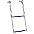 Garelick 19615-61 Telescoping Over-Platform Boat Ladder, 2-Step Stainless Steel
