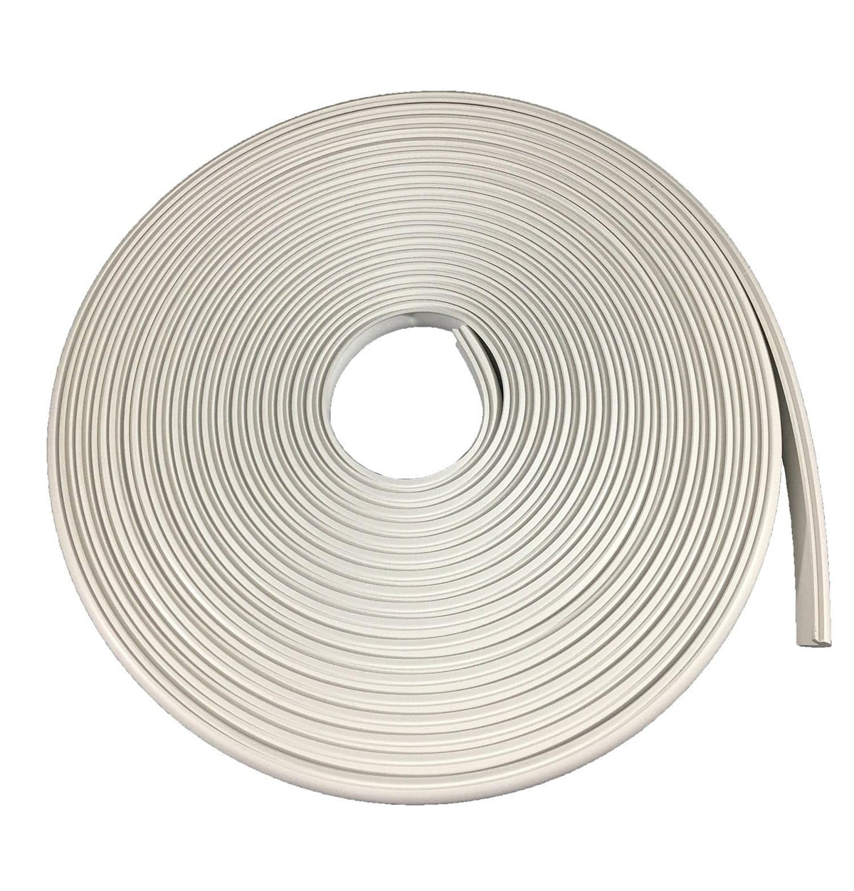Taco Marine Flexible Rub Rail Insert, Frosty White, 1 Inch x 50 Feet - V12-0303WHC50-1