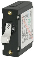 Blue Sea Systems White Single Pole Toggle Circuit Breakers - 15A to 50A DC