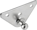 Sea-Dog Flush Gas Lift Mount, 304 Stainless Steel, 10mm Ball, Part 321583-1