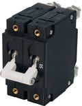 Blue Sea Systems 7251 C-Series Double Pole Toggle Circuit Breaker, 50A, 120/240V AC / 80V DC