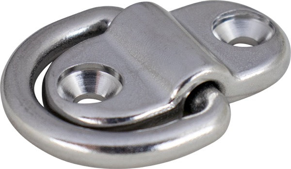 Sea-Dog Folding D-Ring 2-1/8 Inch, 316 Stainless Steel Base, 3,500 lb Breaking Strength