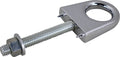 Sea-Dog Bow Eye 079135-1, 3/8 Inch-16 UNC, Chrome Zinc Head, Galvanized Shaft, 2,500 lb Breaking Strength
