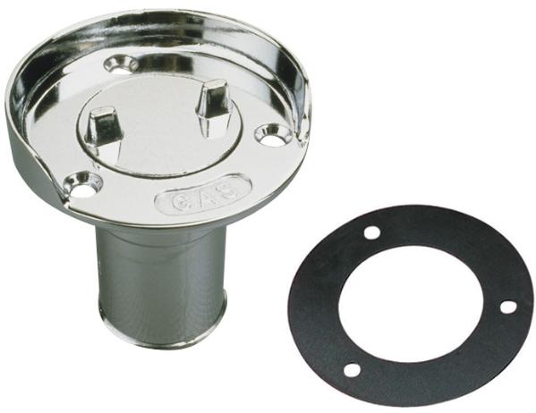 Sea-Dog Replacement Cap 351755-1 for 351750 and 351750-1 Gas Deck Fills, Keyless Chrome Plated Die Cast Zinc