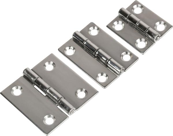 Sea-Dog 201072-1 Stainless Steel Butt Hinge, 2 Inch, Sold Per Pair