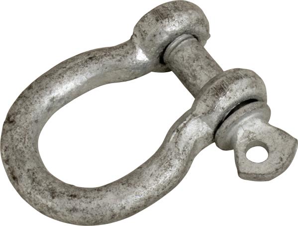 Sea-Dog 147806-1 Screw Pin Anchor Shackle, Galvanized Steel, 1/4 Inch