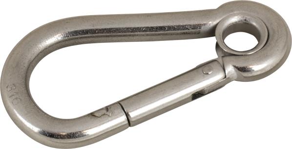 Sea-Dog Snap Hook with Eye Insert 151605-1, 3-15/16 Inch, 2000 lb Breaking Strength, 316 Stainless Steel