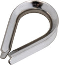 Sea-Dog Heavy Duty Thimble 1/4 Inch Rope/Wire, 304 Stainless Steel, Part 170006-1