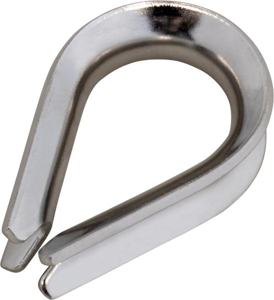 Sea-Dog Heavy Duty Thimble 1/4 Inch Rope/Wire, 304 Stainless Steel, Part 170006-1