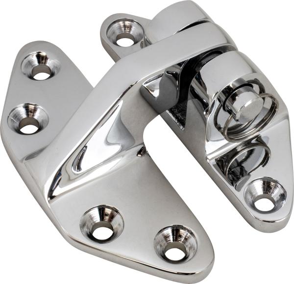 Sea-Dog Hatch Hinge 204280-1, Forged Brass Chrome Plated, 2-1/2 Inch