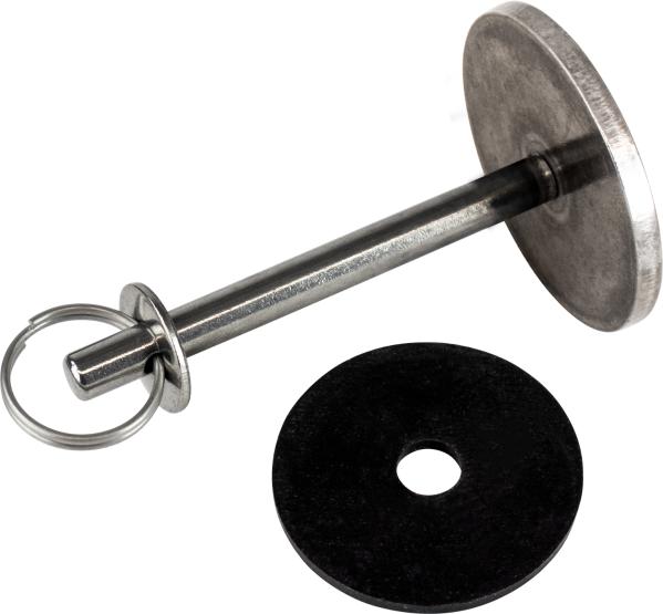 Sea-Dog 221840-1 Hatch Cover Pull, Pull Only, Stamped 304 Stainless Steel