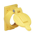 Marinco 7788CR Lexan Weatherproof Lift-Lid Cover for 50-Amp Single Receptacles 6369CR and 6370CR