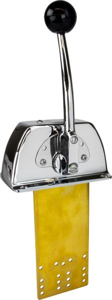 Sea-Dog Single Function Engine Control 232300, Chrome Plated Sand Cast Brass, ABYC P-14