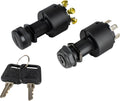 Sea-Dog Four Position Ignition Switch 420375-1, Long Shaft, 4-Screw Terminal