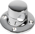 Sea-Dog Hinged Chain Deck Pipe 322080-1, Chrome Plated Die Cast Brass, 1 Inch Opening
