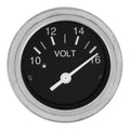 Sierra Voltmeter 80134P, 12 Volt Heavy Duty Nylon Gauge, 2 Inch, 10-16 VDC