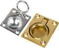 Sea-Dog 222400-1 Chrome Ring Pull, 1-3/4 Inch Cast Brass Hatch Handle