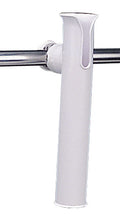 Sea-Dog Rail Mount Rod Holder 327161-1, White Polypropylene, Fits 7/8 to 1 Inch Round Rail Tubing