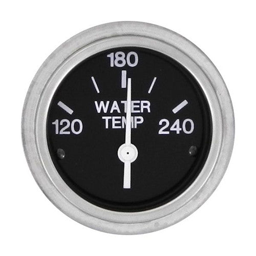 Sierra 80590P Electric Water Temperature Gauge, 240 Degree F, 2 Inch, 12 Volt, for Inboard and Diesel Engines