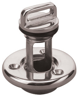 Sea-Dog Captive Garboard Drain & Plug 520060-1, 316 Stainless Steel, Replaces 520040/520042