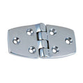 Perko 0808DP0CHR Chrome Plated Shortside Hinge, 3 Inch Open x 1-1/2 Inch Pin Height, Sold in Pairs