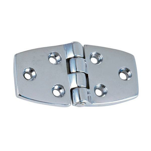 Perko 0808DP0CHR Chrome Plated Shortside Hinge, 3 Inch Open x 1-1/2 Inch Pin Height, Sold in Pairs